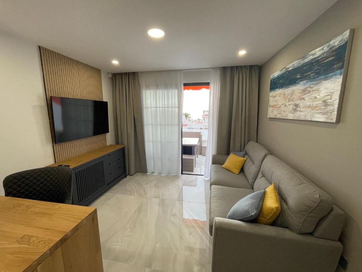 Appartamento Luxury Diamond - Ocean View, Big Terraces, Air Con, Wifi Los Cristianos  Esterno foto