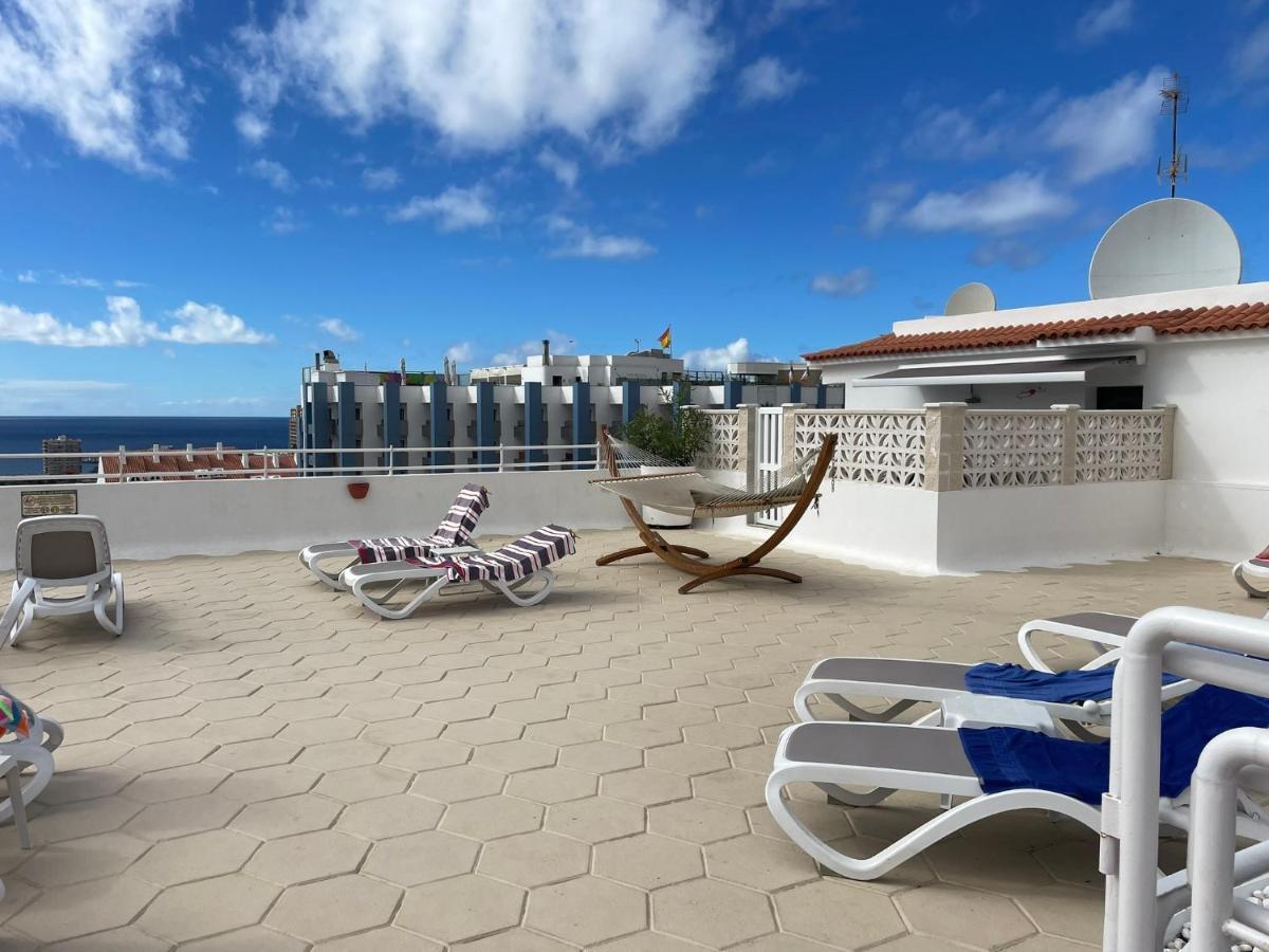 Appartamento Luxury Diamond - Ocean View, Big Terraces, Air Con, Wifi Los Cristianos  Esterno foto
