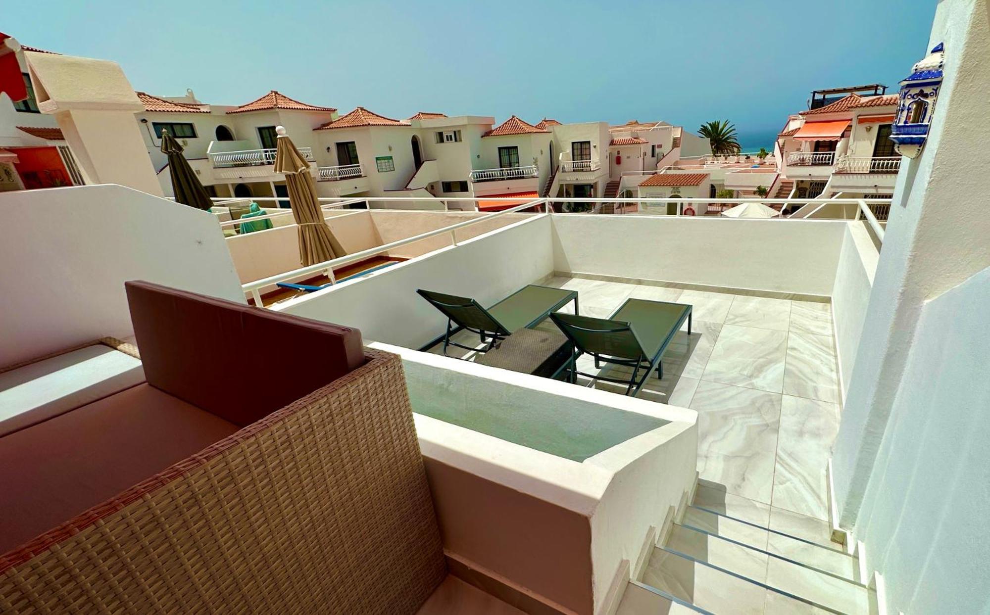 Appartamento Luxury Diamond - Ocean View, Big Terraces, Air Con, Wifi Los Cristianos  Esterno foto