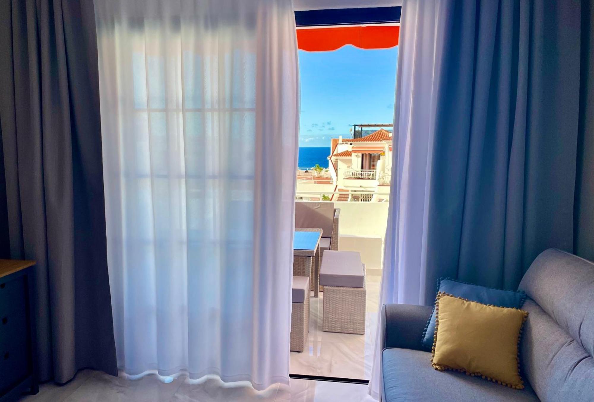 Appartamento Luxury Diamond - Ocean View, Big Terraces, Air Con, Wifi Los Cristianos  Esterno foto