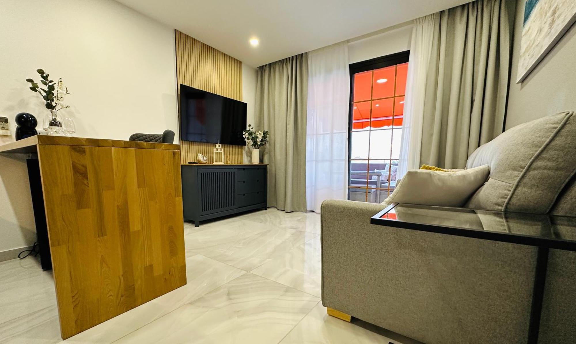 Appartamento Luxury Diamond - Ocean View, Big Terraces, Air Con, Wifi Los Cristianos  Esterno foto
