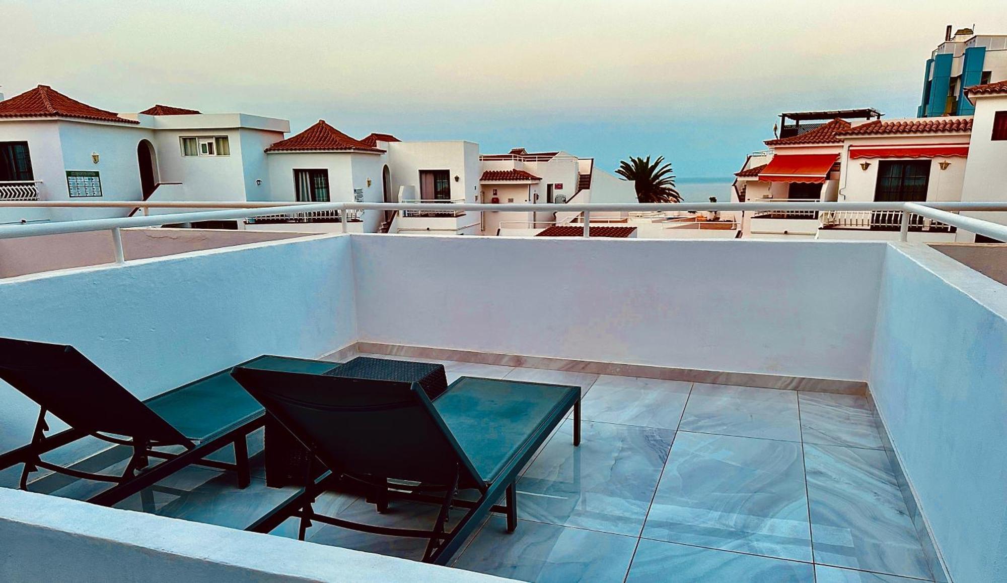 Appartamento Luxury Diamond - Ocean View, Big Terraces, Air Con, Wifi Los Cristianos  Esterno foto