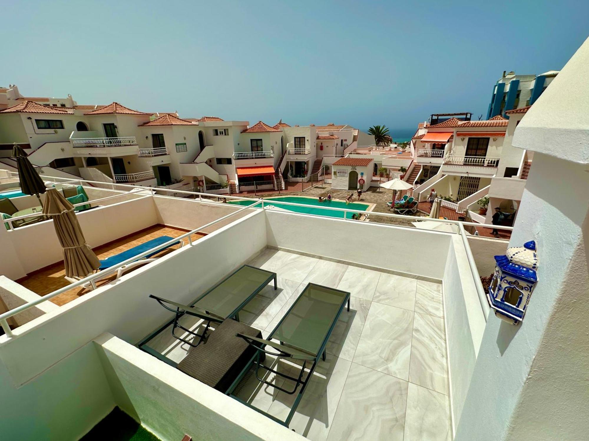Appartamento Luxury Diamond - Ocean View, Big Terraces, Air Con, Wifi Los Cristianos  Esterno foto